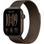 Apple Watch Series 12 42 мм (алюминиевый корпус, темная бронза/темная бронза, миланский браслет) фото 1
