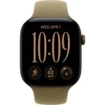 Apple Watch Series 12 46 мм (алюминиевый корпус, темная бронза/оливковый, спортивный силиконовый ремешок S/M) фото 2