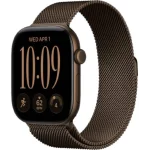 Apple Watch Series 12 46 мм (алюминиевый корпус, темная бронза/темная бронза, миланский браслет S/M) фото 1
