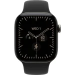 Apple Watch Series 12 LTE 42 мм (титановый корпус, природный/черный, спортивный силиконовый ремешок S/M) фото 2