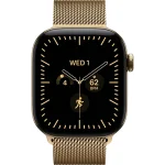 Apple Watch Series 12 LTE 42 мм (титановый корпус, сияющее золото/сияющее золото, миланский браслет) фото 2