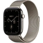 Apple Watch Series 12 LTE 46 мм (титановый корпус, природный/природный, миланский браслет S/M) фото 1