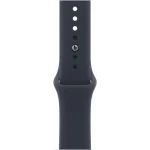 Apple Watch Series 12 LTE 46 мм (титановый корпус, природный/темно-синий, спортивный силиконовый ремешок M/L) фото 3