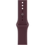 Apple Watch Series 12 LTE 46 мм (титановый корпус, сияющее золото/бургунди, спортивный силиконовый ремешок M/L) фото 3