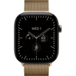 Apple Watch Series 12 LTE 46 мм (титановый корпус, сияющее золото/сияющее золото, миланский браслет) фото 2