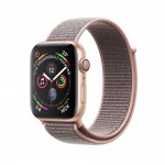 Apple Watch Series 4 LTE 40 мм (алюминий золотистый/нейлон розовый) фото 1
