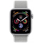 Apple Watch Series 4 LTE 44 мм (алюминий серебристый/белая ракушка) фото 2