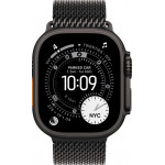Apple Watch Ultra 3 LTE 49 мм (титановый корпус, черный/черный, миланская петля) фото 2
