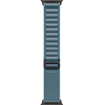 Apple Watch Ultra 3 LTE 49 мм (титановый корпус, черный/голубой, текстильный ремешок) фото 3