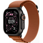 Apple Watch Ultra 3 LTE 49 мм (титановый корпус, черный/терракота, текстильный ремешок) фото 1