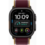 Apple Watch Ultra 4 LTE 49 мм (титановый корпус, черный/бургунди, нейлоновый ремешок размера M/L) фото 2