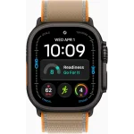 Apple Watch Ultra 4 LTE 49 мм (титановый корпус, черный/песочный, нейлоновый ремешок размера S/M) фото 2