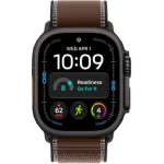 Apple Watch Ultra 4 LTE 49 мм (титановый корпус, черный/темно-коричневый, нейлоновый ремешок размера S/M) фото 2