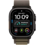 Apple Watch Ultra 4 LTE 49 мм (титановый корпус, черный/темно-зеленый, текстильный ремешок размера M) фото 2