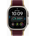 Apple Watch Ultra 4 LTE 49 мм (титановый корпус, природный/бургунди, нейлоновый ремешок размера S/M) фото 2