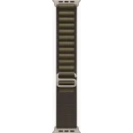 Apple Watch Ultra 4 LTE 49 мм (титановый корпус, природный/темно-зеленый, текстильный ремешок размера L) фото 3