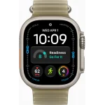 Apple Watch Ultra 4 LTE 49 мм (титановый корпус, природный/зеленый, ремешок из эластомера) фото 2