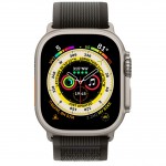 Apple Watch Ultra LTE 49 мм (титановый корпус, титановый/черно-серый, нейлоновый ремешок размера M/L) фото 2
