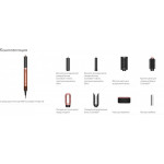 Фен-стайлер Dyson Airwrap Co-anda2x HS09 Straight+Wavy (евровилка, янтарный шелк) фото 2